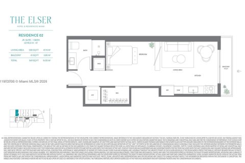 Купить кондоминиум в Майами, Флорида 39.95м2, № 1955309 - фото 18