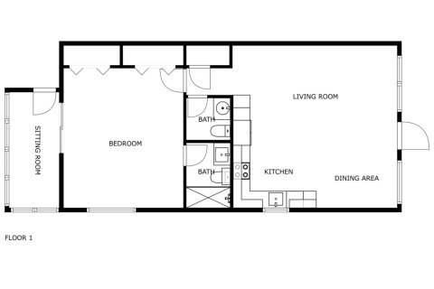 Condo in Vero Beach, Florida, 1 bedroom  № 936791 - photo 1