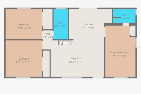 Casa en venta en Spring Hill, Florida, 3 dormitorios, 94.76 m2 № 2144846 - foto 8