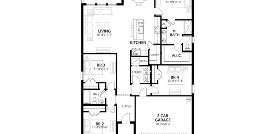 Villa ou maison à Pinnacle Point à Winter Haven, Floride 4 pièces, 172 m2 № 328510