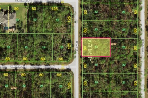 Land in Port Charlotte, Florida № 2228855