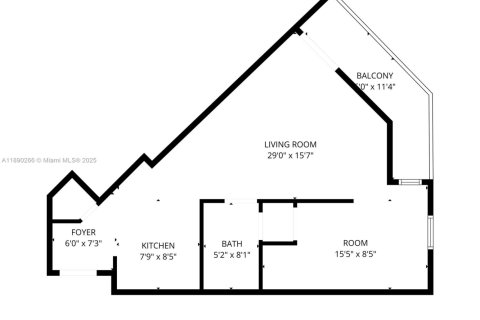 Condo in Miami, Florida, 1 bedroom  № 1946860 - photo 1
