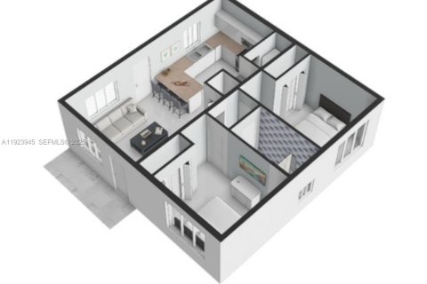 Снять в аренду виллу или дом в Майами, Флорида 2 спальни, 72.84м2, № 1982339 - фото 16