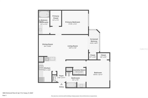 Condo in Tampa, Florida, 2 bedrooms  № 2096684 - photo 23