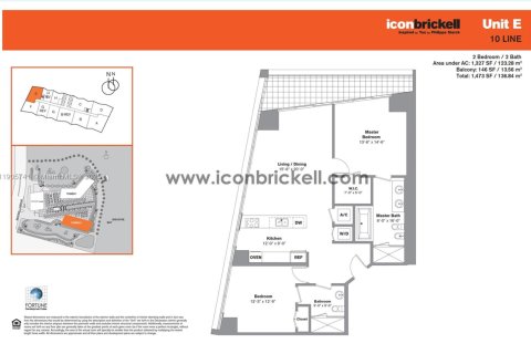 Condo in Miami, Florida, 2 bedrooms  № 1956825 - photo 6