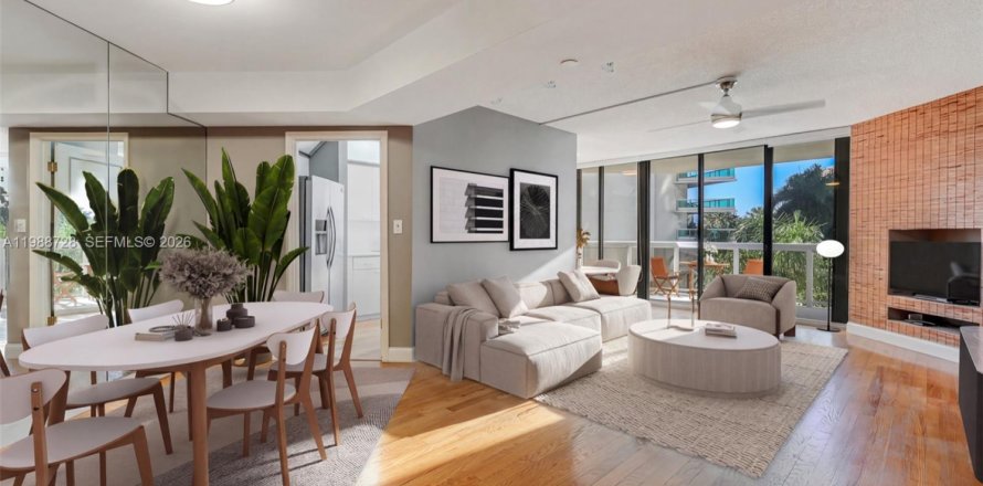 Кондоминиум с 1 спальней в Авентура, Флорида в LANDMARK № 2057748