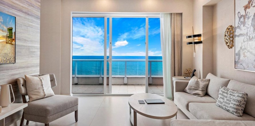 Квартира в OCEAN RESORT RESIDENCES в Форт-Лодердейл, Флорида 2 спальни, 122м2 № 32589