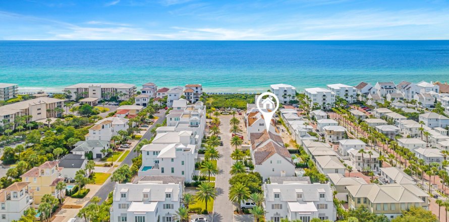 House in Inlet Beach, Florida 5 bedrooms, 464.98 sq.m. № 589809