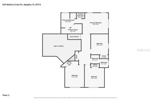 House in Apopka, Florida 4 bedrooms, 177.35 sq.m. № 2389320 - photo 3