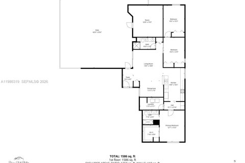 Villa ou maison à louer à Miami, Floride: 3 chambres, 138.89 m2 № 2058903 - photo 25