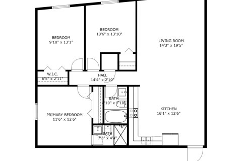 Apartamento en alquiler en North Palm Beach, Florida, 3 dormitorios, 97.55 m2 № 1207484 - foto 1