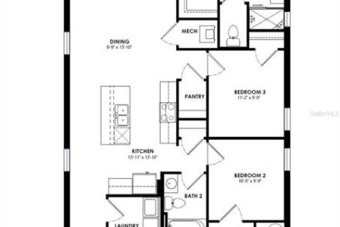 House in OCALA PRESERVE in Ocala, Florida 3 bedrooms, 130.62 sq.m. № 1733446 - photo 2