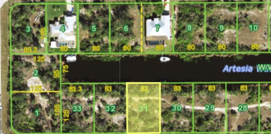 Land in Port Charlotte, Florida № 1592375