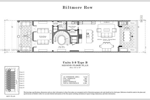 Купить таунхаус в Корал-Гейблс, Флорида 4 спальни, 379.04м2, № 2008926 - фото 27