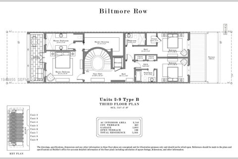 Купить таунхаус в Корал-Гейблс, Флорида 4 спальни, 379.04м2, № 2008926 - фото 28