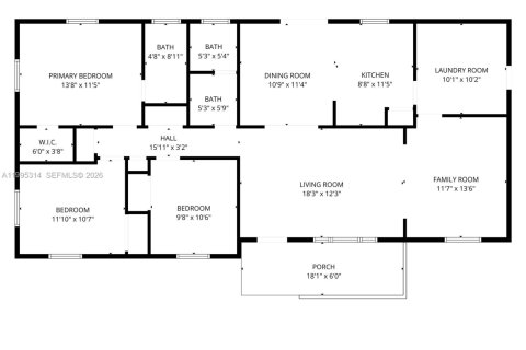 House in Miami, Florida 3 bedrooms, 134.89 sq.m. № 2064407 - photo 14
