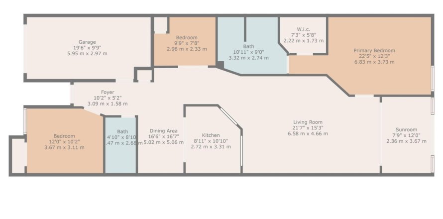 Casa en Boca Raton, Florida 2 dormitorios, 130.43 m2 № 1229118