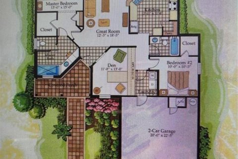 Villa ou maison à louer à Poinciana, Floride: 2 chambres, 136.94 m2 № 2196199 - photo 16