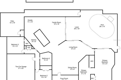 Casa en venta en Port Charlotte, Florida, 3 dormitorios, 223.06 m2 № 1724399 - foto 21