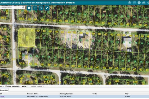 Terrain à Punta Gorda, Floride № 2253282