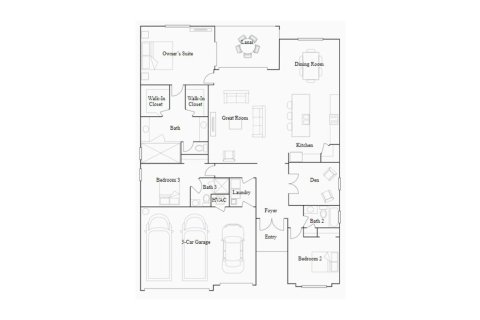 House floor plan «227SQM», 3 bedrooms in LORRAINE LAKES