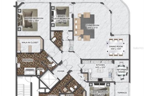 Купить кондоминиум в Лонгбоут-Ки, Флорида 9 комнат, 271.74м2, № 1907315 - фото 30