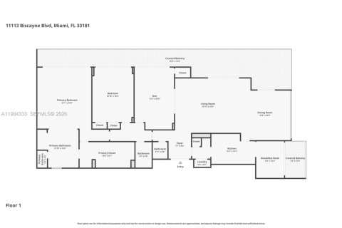 Купить кондоминиум в Майами, Флорида 3 спальни, 255.39м2, № 2058305 - фото 22
