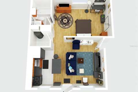 Condominio en venta en Orlando, Florida, 1 dormitorio, 49.89 m2 № 1602167 - foto 3