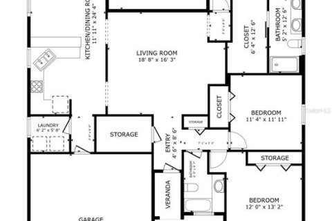 Villa ou maison à vendre à Summerfield, Floride: 3 chambres, 148.36 m2 № 2195607 - photo 3