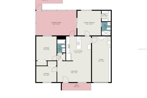 House in Tampa, Florida 3 bedrooms, 98.01 sq.m. № 1808609 - photo 27