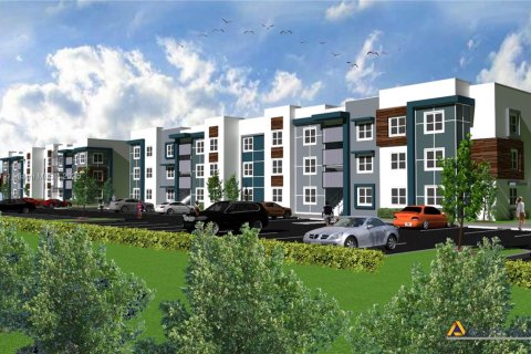 Снять в аренду квартиру в Киссимми, Флорида 3 спальни, 104.52м2, № 1896495 - фото 1