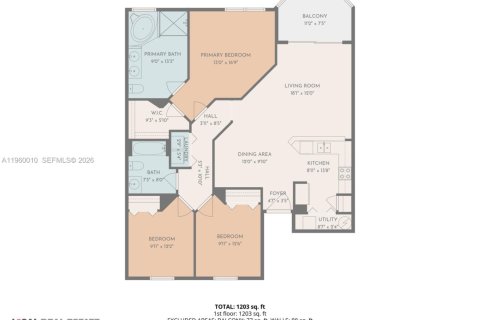 Condominio en alquiler en Fort Myers, Florida, 3 dormitorios, 113.62 m2 № 2021808 - foto 21