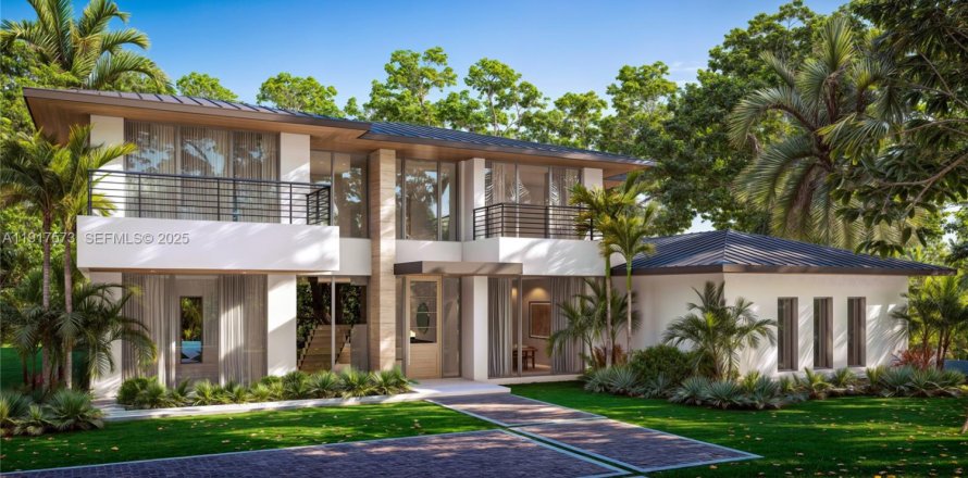 House in South Miami, Florida 5 bedrooms, 406.45 sq.m. № 1993076
