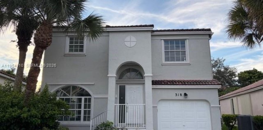 Villa ou maison à Pembroke Pines, Floride 3 chambres, 158.77 m2 № 2009306