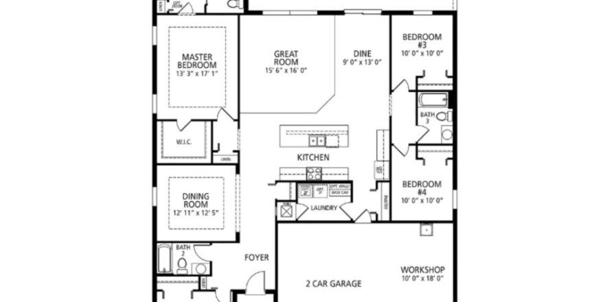 Casa en Sugarmill Woods en Homosassa, Florida 4 dormitorios, 212 m2 № 392672