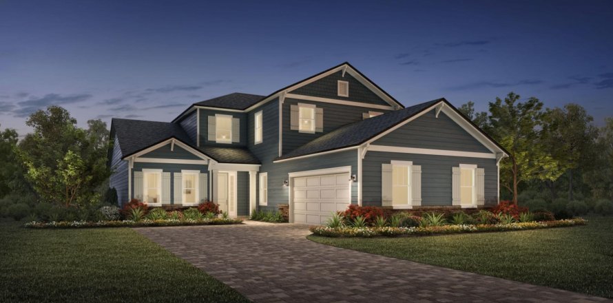 House in Preserve at Beacon Lake by Toll Brothers in Saint Augustine, Florida 5 bedrooms, 284 sq.m. № 492142