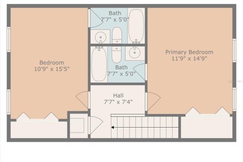 Touwnhouse à vendre à Tampa, Floride: 2 chambres, 113.62 m2 № 1910190 - photo 15