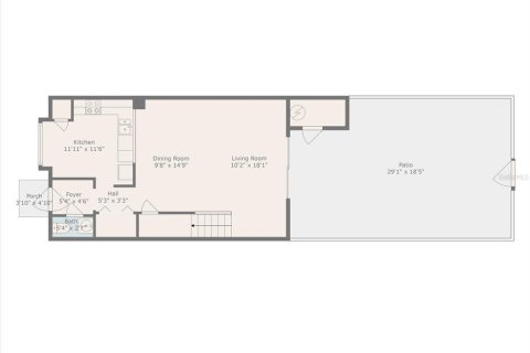 Touwnhouse à vendre à Tampa, Floride: 2 chambres, 113.62 m2 № 1910190 - photo 14