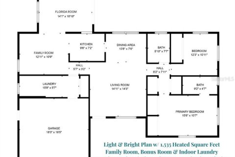 House in Palm Harbor, Florida 2 bedrooms, 142.6 sq.m. № 1721089 - photo 4