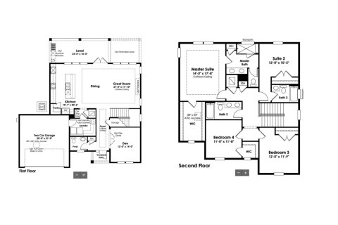 House floor plan «House», 4 bedrooms in NatureWalk at Watersound Origins