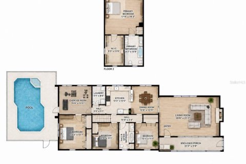 Casa en venta en Bartow, Florida, 4 dormitorios, 251.39 m2 № 2304584 - foto 5