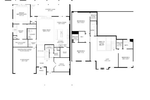 House floor plan «House», 4 bedrooms in Palmetto Cove