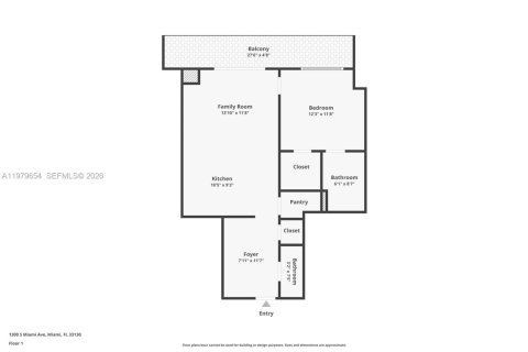 Copropriété à louer à Miami, Floride: 1 chambre, 60.29 m2 № 2046248 - photo 17