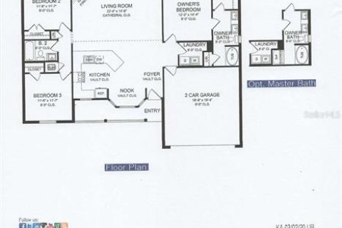 House in North Port, Florida 3 bedrooms, 143.07 sq.m. № 1276667 - photo 1