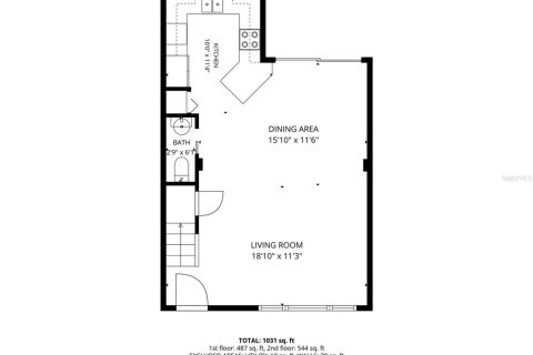 Townhouse in Tampa, Florida 2 bedrooms, 106.47 sq.m. № 2237388 - photo 19