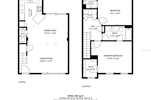 Townhouse in Tampa, Florida 2 bedrooms, 106.47 sq.m. № 2237388 - photo 21