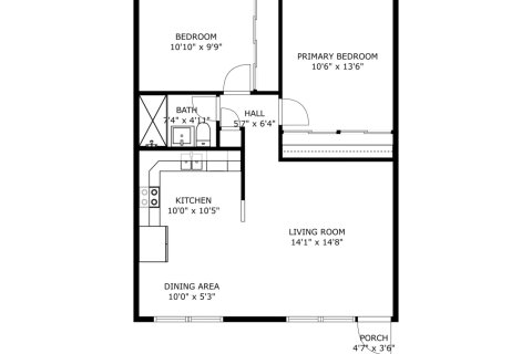 Appartement à louer à North Palm Beach, Floride: 2 chambres, 65.03 m2 № 1207494 - photo 1