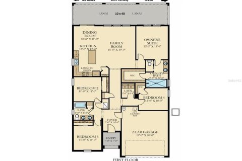 House in Leesburg, Florida 4 bedrooms, 174.38 sq.m. № 2225376 - photo 7