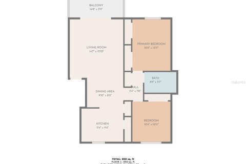 Купить кондоминиум в Клируотер, Флорида 4 комнаты, 77.11м2, № 1563172 - фото 27