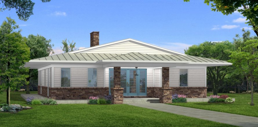 House in Ponte Vedra Beach, Florida 3 bedrooms, 168.71 sq.m. № 861863